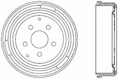 OPEN PARTS bad901120 -  Тормозной барабан